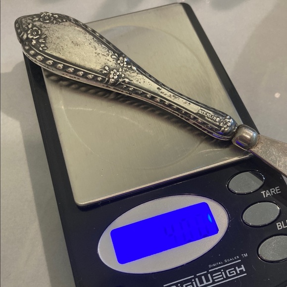 Vintage Sterling Silver Shoe Horn with Flower Motif - Picture 11 of 11